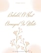 Behold A Host, Arrayed In White piano sheet music cover